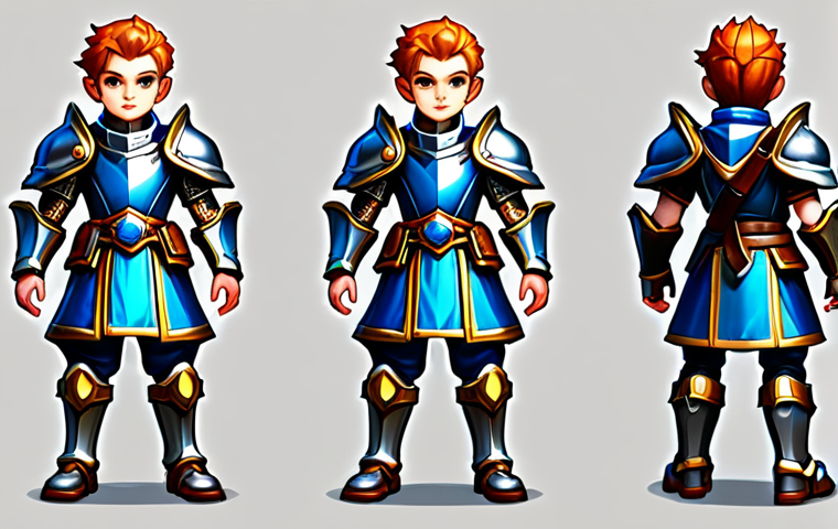 메이플스토리 초보자 육성법 - Aspiring Warrior**
A young MapleStory Warrior, fully clothed in modest beginner armor, standing con...